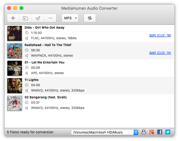 Free audio converter to mp3 mac